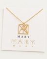 Personalized Geometric Monogram Name Necklace